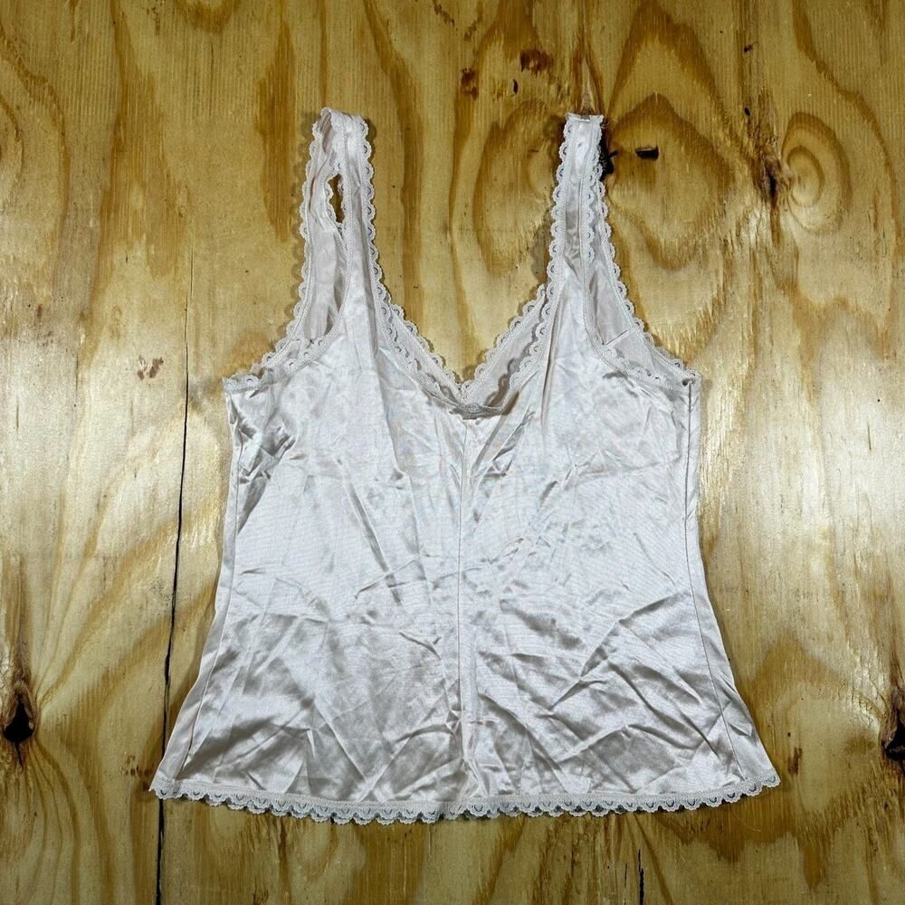 Vintage Warner's Perfect Measure Lace Trim Camisole Size M